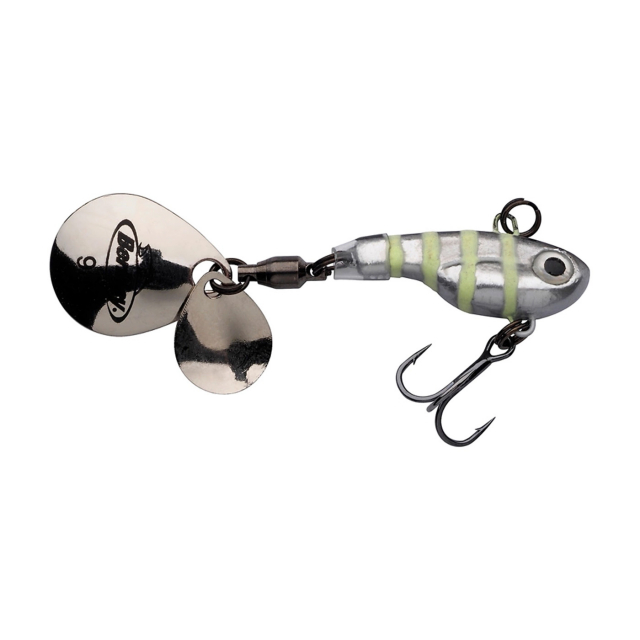 Pulse Spintail 21g Glow Silver Zebra