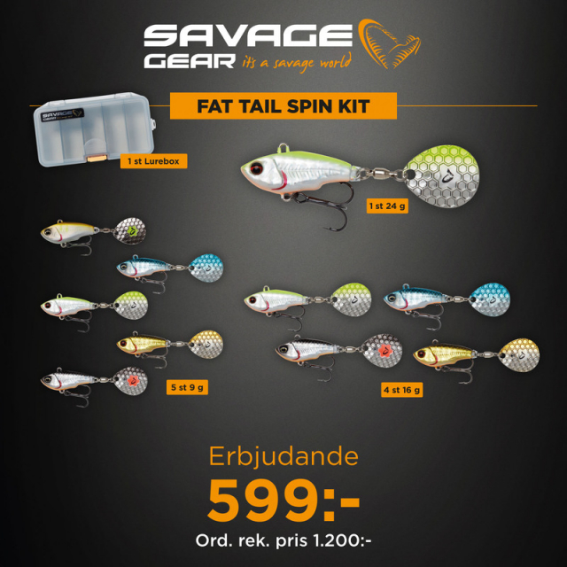 Savage Gear Fat Tail Spin Kit