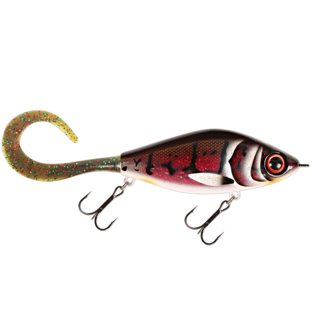 Strike Pro TrueGlide Guppie Jr 11cm SINKING 70g Demon Bass Mossgreen Glitter