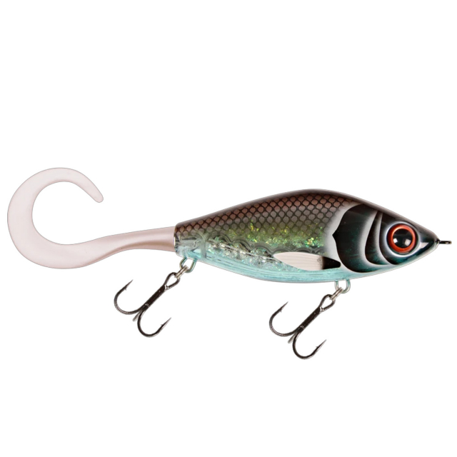 Strike Pro TrueGlide Guppie Jr 11cm SINKING 70g Midnight Shiner Pearl White 