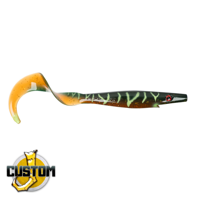 Strike Pro Pig Tail Jr 23cm 40g Hulken (2-pack)