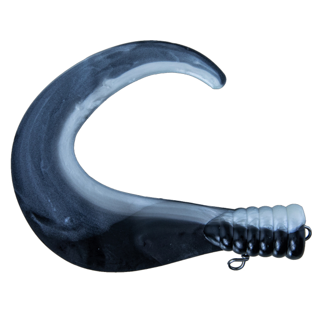 Svartzonker BigTail Black/Pearl Glow 2-pack