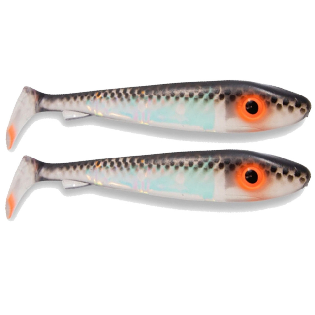 Svartzonker McRubber 21cm UV Series Black Back Flash (2-pack)