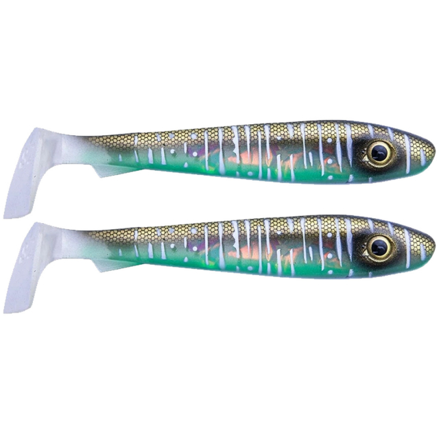 Svartzonker McRubber 21cm UV Series Electric Pike Flash (2-pack)