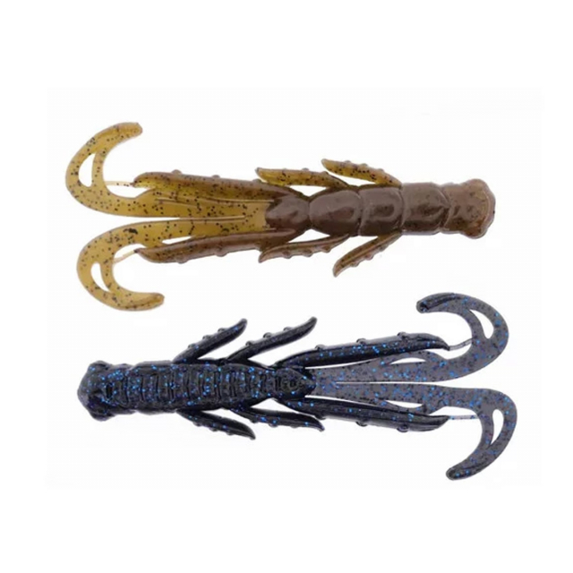 X Zone Scented Stealth Creature 7cm (7-pack) - Black Blue Flake/Green Pumpkin Laminate (7-pack)