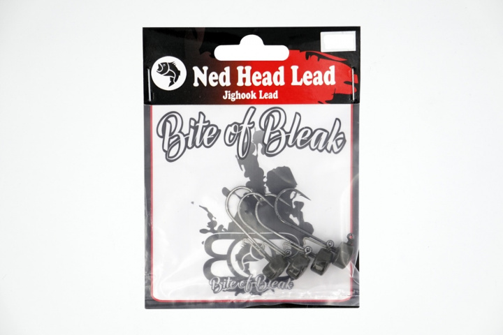 Bite of Bleak Lead Ned Head 2/0 Dark Brown i gruppen Tillbehör / Jiggskallar / Ned Head hos Jiggar Sverige AB (12379)
