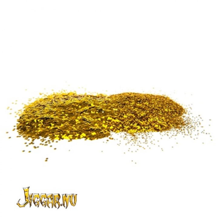 Glitter Guld 80g (0,2mm och 0,5mm) i gruppen hos Jiggar Sverige AB (6749)
