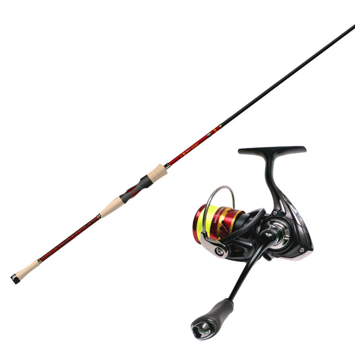 Daiwa Samurai V2 Haspelcombo i gruppen Spön och Rullar / Fiskeset / Haspelset Abborre och Gös hos Jiggar Sverige AB (SA702MLFS-BS-S)