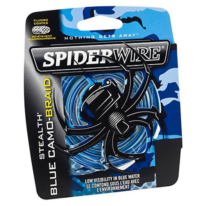 Spider Wire Stealth Smooth - 150m Camo Blue 0,40mm 49,2 i gruppen Tillbehör / Linor / Flätlinor hos Jiggar Sverige AB (Spiderwire_blue_0,40)