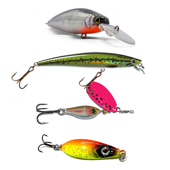 Ädelfisk Hårdbeten Bundle i gruppen Fiskedrag / Betesbundles / Betespaket Regnbåge hos Jiggar Sverige AB (101309-s)