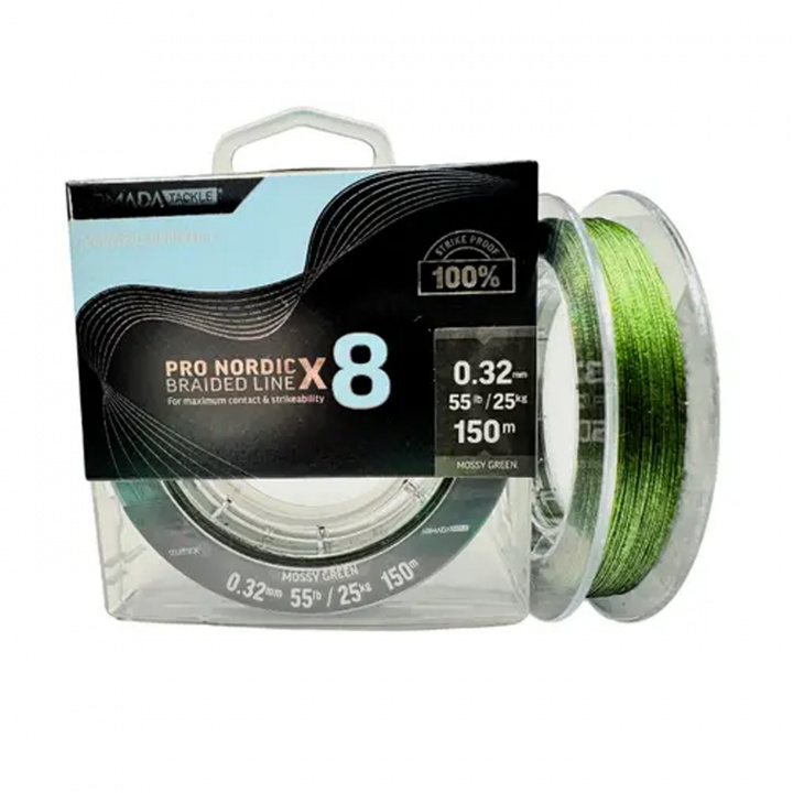 Armada Pro Nordic Braided line 8X Mossy Green 150m i gruppen Tillbehör / Linor / Flätlinor hos Jiggar Sverige AB (AT210G0150012-r)