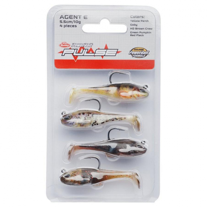 Berkley Pulse Agent E 5,5cm 10g (4-pack) i gruppen Fiskedrag / Betespaket hos Jiggar Sverige AB (1580906)