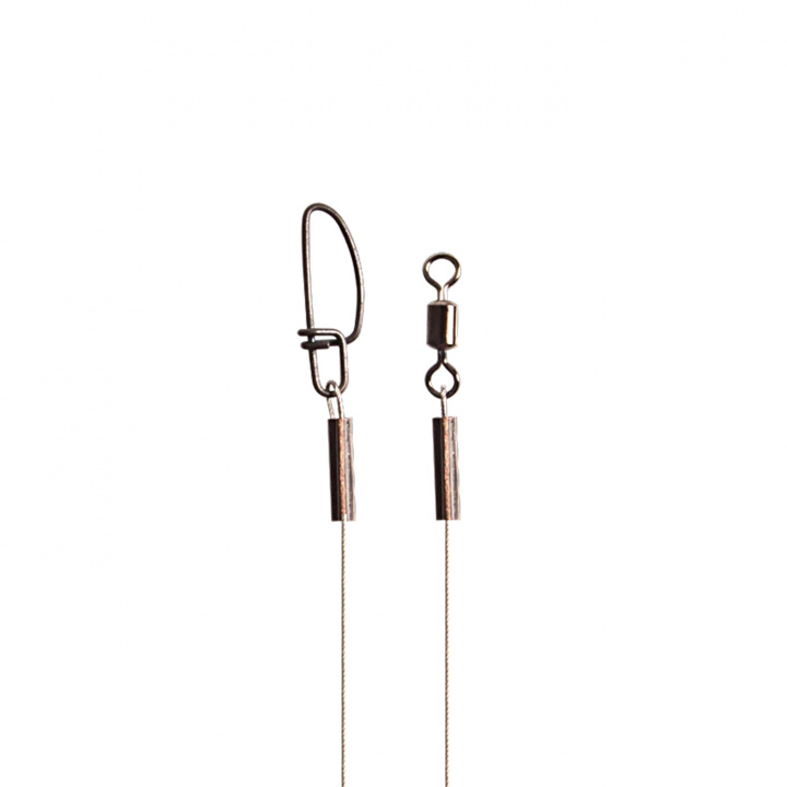 CWC 7x7 Strand Finesse Steel Leader 10\'\' 25lbs (2-pack) i gruppen Tillbehör / Tafsar hos Jiggar Sverige AB (40-CWC-FW25)