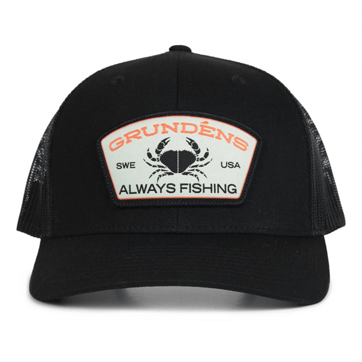 Grundéns Always Fishing Trucker Black i gruppen Kläder / Kepsar hos Jiggar Sverige AB (50293-001-0001)
