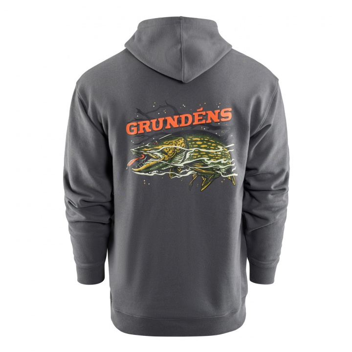 Grundéns Pike Strike Hoodie Anchor i gruppen Kläder / Tröjor, hoodies och T-shirt hos Jiggar Sverige AB (50562-025-0014-r)
