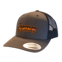 Jiggar Retro Trucker Cap 2 Tone Charcoal Black