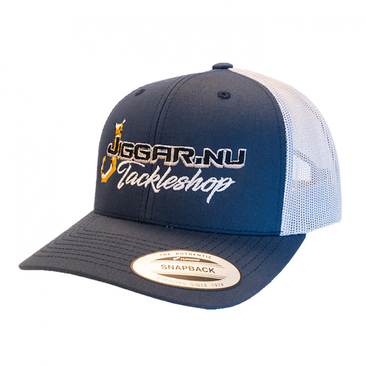Jiggar Retro Trucker Cap 2 Tone Navy Silver i gruppen Kläder / Kepsar hos Jiggar Sverige AB (JRTRUCK2TNS-r)