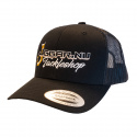 Jiggar Retro Trucker Cap Black