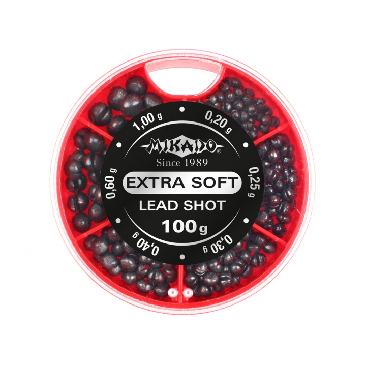 Mikado Lead Shot Big Set A 100g i gruppen Tillbehör / Krok & småplock / Mete hos Jiggar Sverige AB (OMS-DA-100)