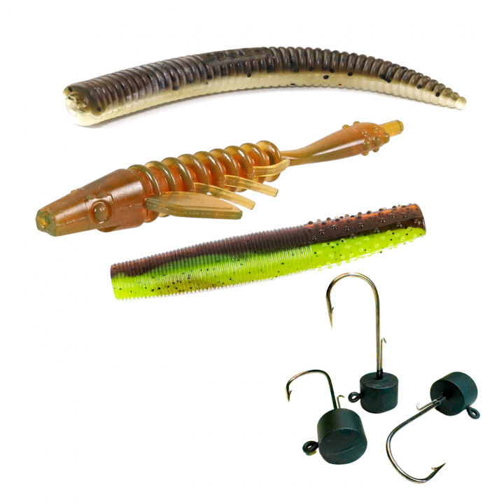 Ned Starter Bundle i gruppen Fiskedrag / Betesbundles / Betespaket Abborre hos Jiggar Sverige AB (JNAPGJWONED-s)