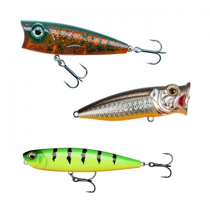 Perch Topwater Bundle i gruppen Fiskedrag / Betesbundles / Betespaket Abborre hos Jiggar Sverige AB (12498-S)