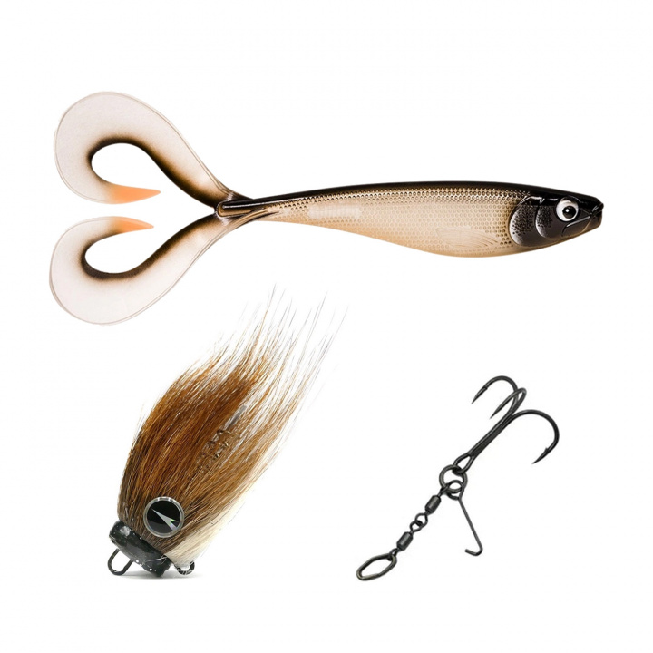 Rapala Soft Olio Mustache Rig M Bundle i gruppen Fiskedrag / Betesbundles / Betespaket Gädda hos Jiggar Sverige AB (151475-s)