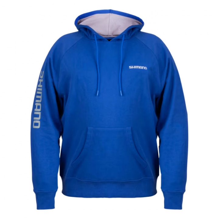 Shimano pull Over Hoodie Blue i gruppen Kläder / Tröjor, hoodies och T-shirt hos Jiggar Sverige AB (SHPHBU-r)