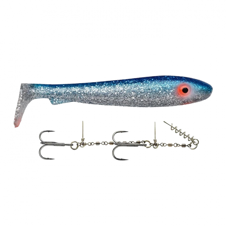Svartzonker McRubber 21cm Stinger Bundle i gruppen Fiskedrag / Betesbundles / Betespaket Gädda hos Jiggar Sverige AB (100400SZ-s)