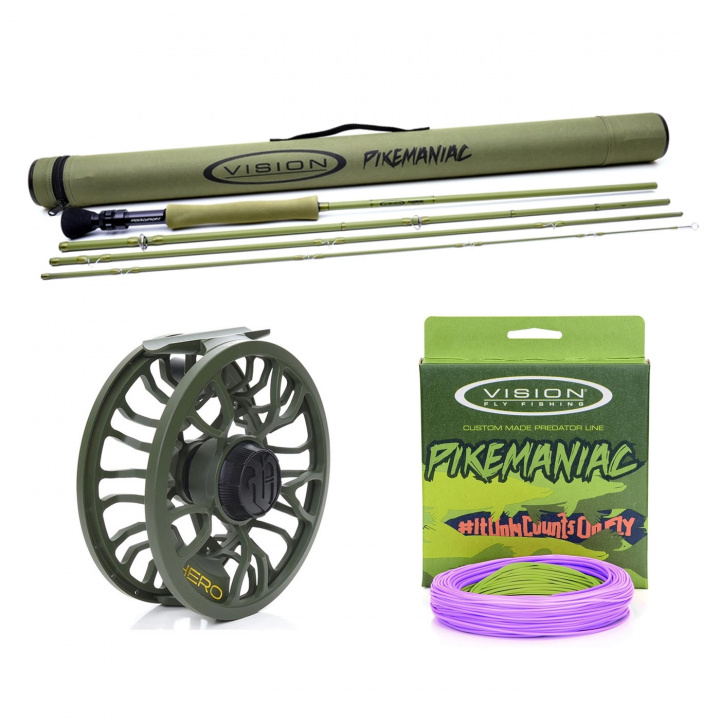 Vision Pikemaniac Flugfiskeset i gruppen Spön och Rullar / Fiskeset / Flugfiskeset hos Jiggar Sverige AB (VPM4909-S)