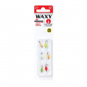 VMC Waxy Jig Kit 1,8g Glow (6-pack)