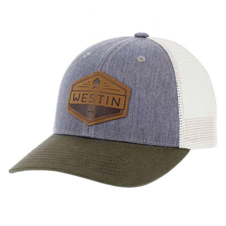 Westin Vintage Trucker Cap One Size Grey Moss i gruppen Kläder / Kepsar hos Jiggar Sverige AB (A94-670-OS)